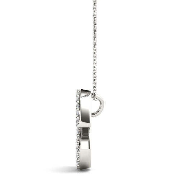 Melisande Letter S Diamond Pendant