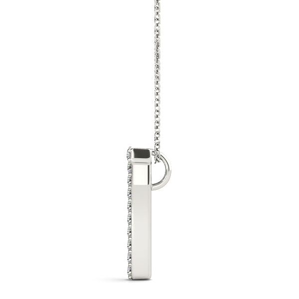 Apolline Letter T Diamond Pendant