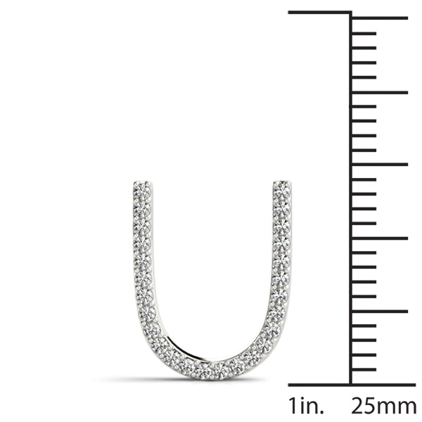 Nerea Letter U Diamond Pendant