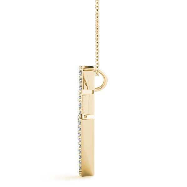 Nerina Letter W Diamond Pendant