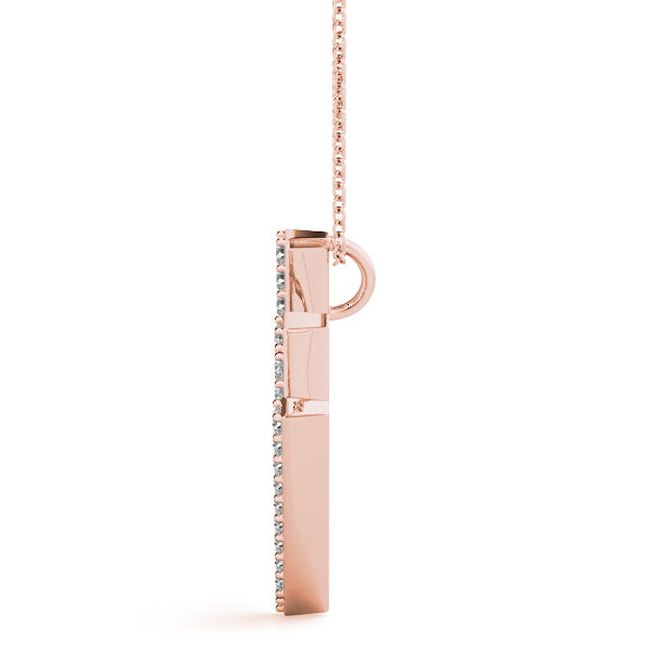 Nerina Letter W Diamond Pendant