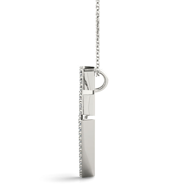 Nerina Letter W Diamond Pendant