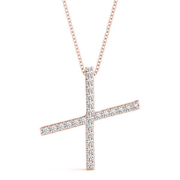 Nerissa Letter X Diamond Pendant