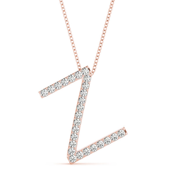 Cassandre Letter Z Diamond Pendant