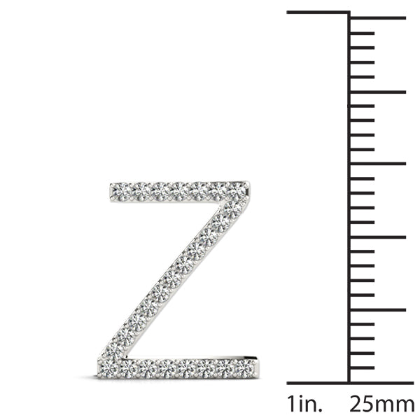 Cassandre Letter Z Diamond Pendant