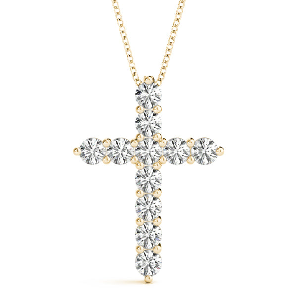 Aelia Diamond Cross Pendant