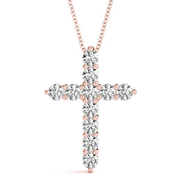 Aelia Diamond Cross Pendant