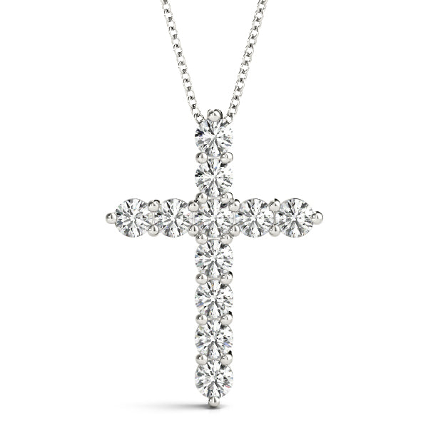Aelia Diamond Cross Pendant