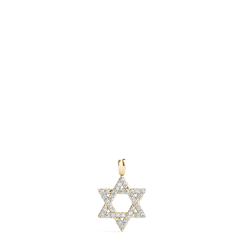 Adeline Star Of David Diamond Pendant