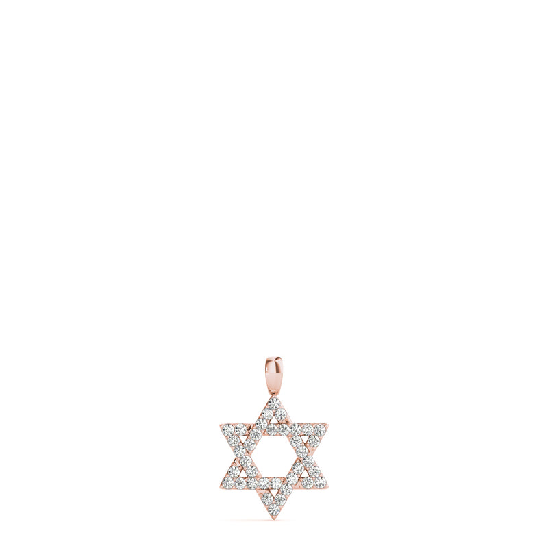Adeline Star Of David Diamond Pendant