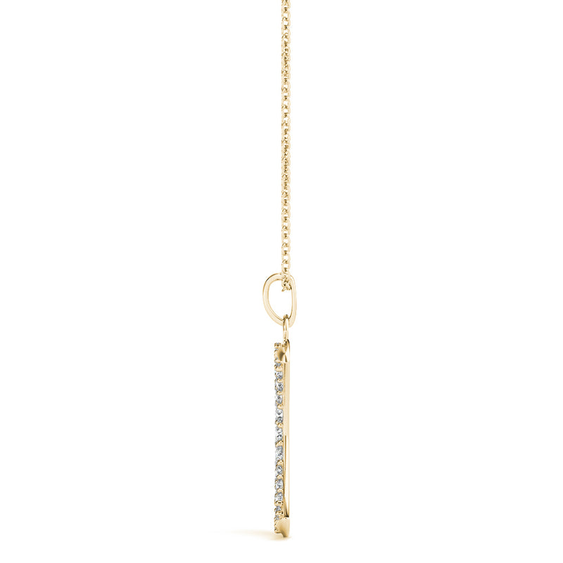 Anara Half-moon Diamond Pendant