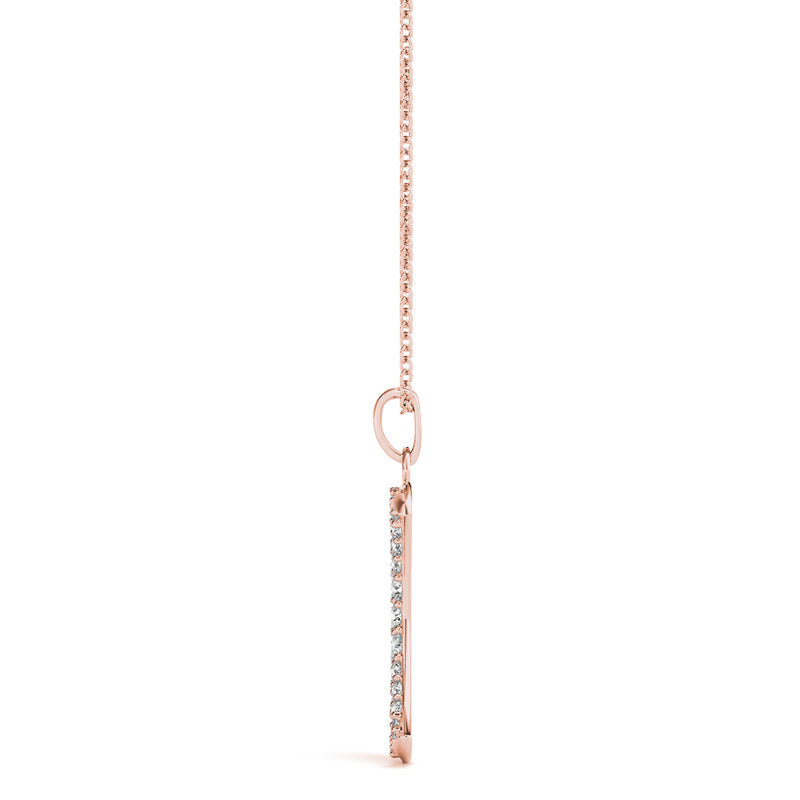 Anara Half-moon Diamond Pendant