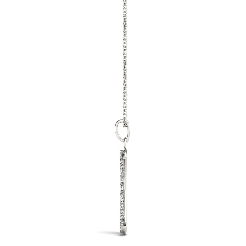 Anara Half-moon Diamond Pendant