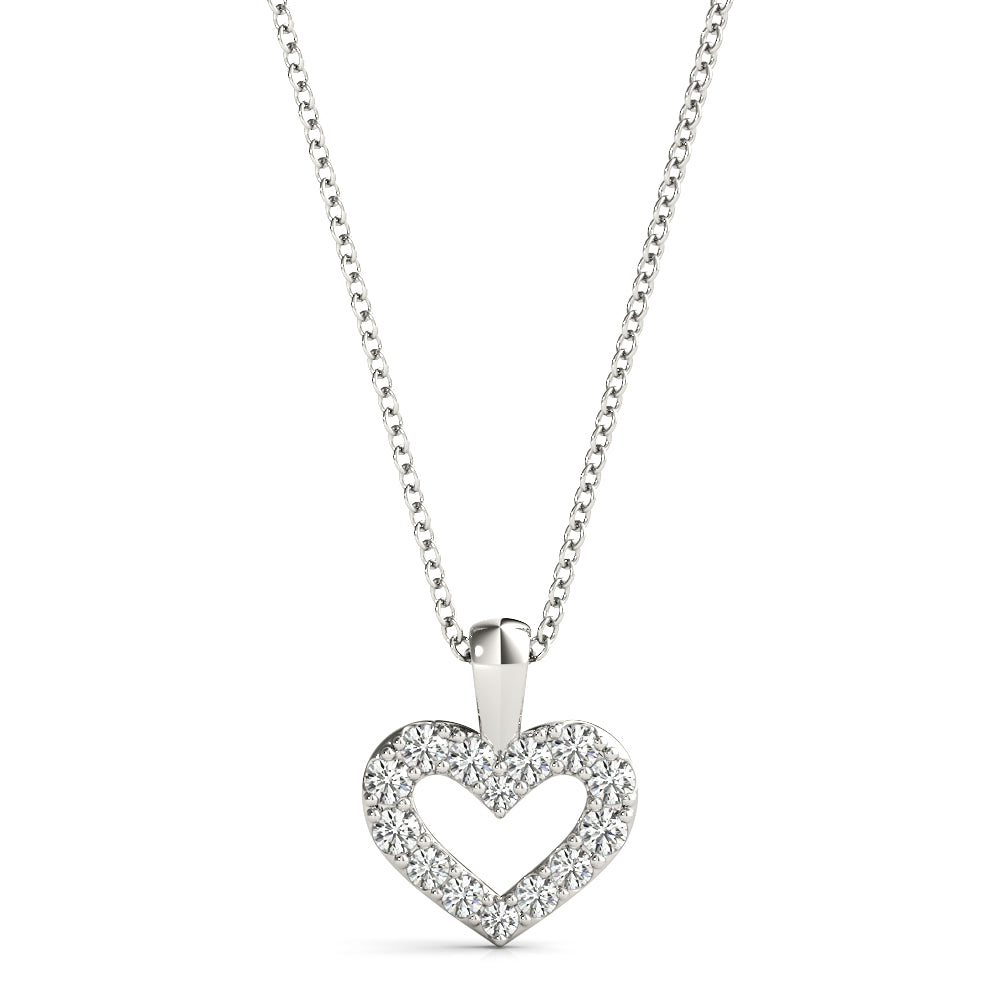 Diamond Heart Fashion Pendant – 0.12 ct