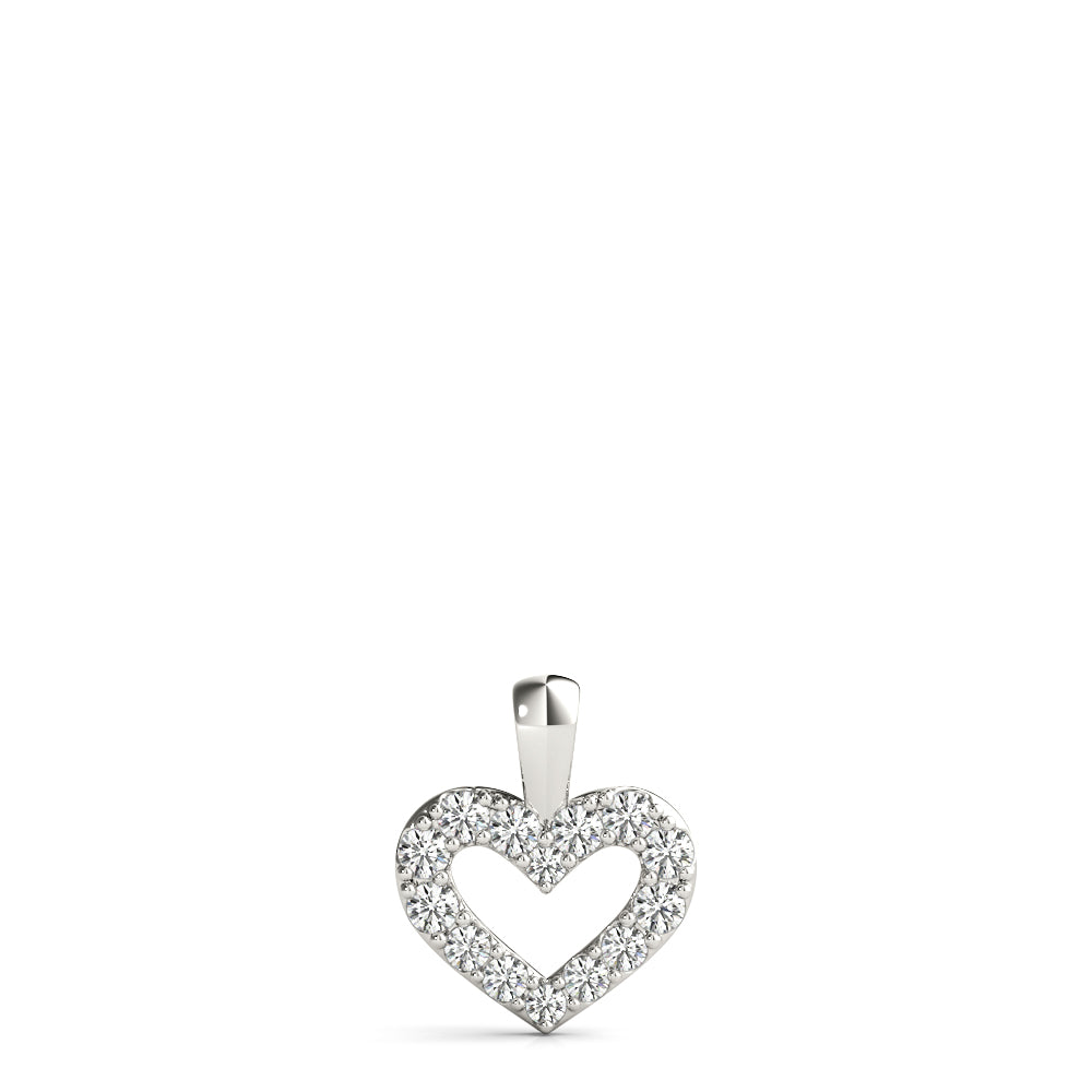 Diamond Heart Fashion Pendant – 0.12 ct