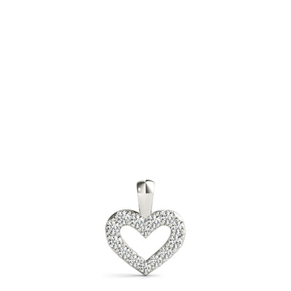 Diamond Heart Fashion Pendant – 0.12 ct