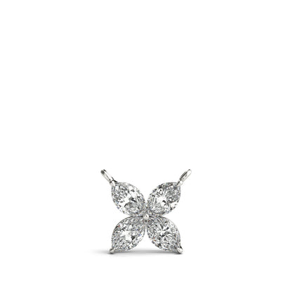 Marquise Diamond Flower Pendant – 0.28 ct