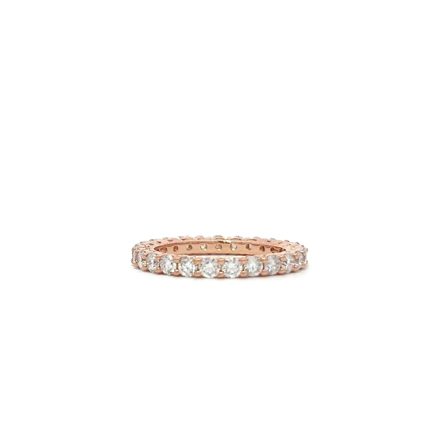 1.44ct Rose gold eternity ring