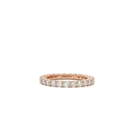 1.44ct Rose gold eternity ring