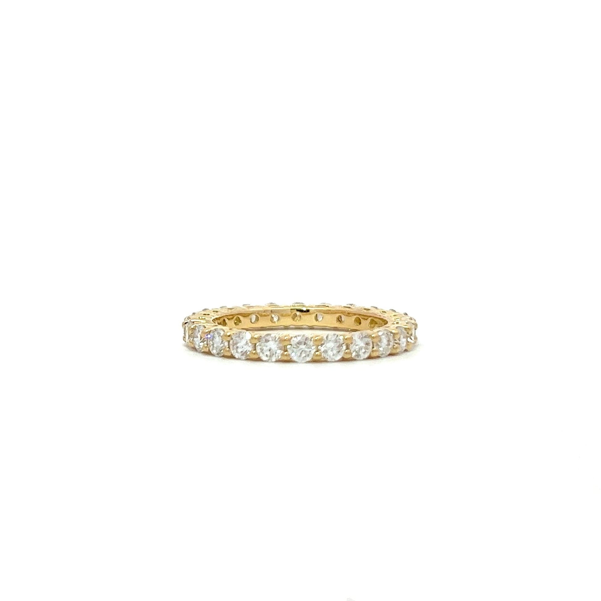 1.48ct Yellow gold eternity ring