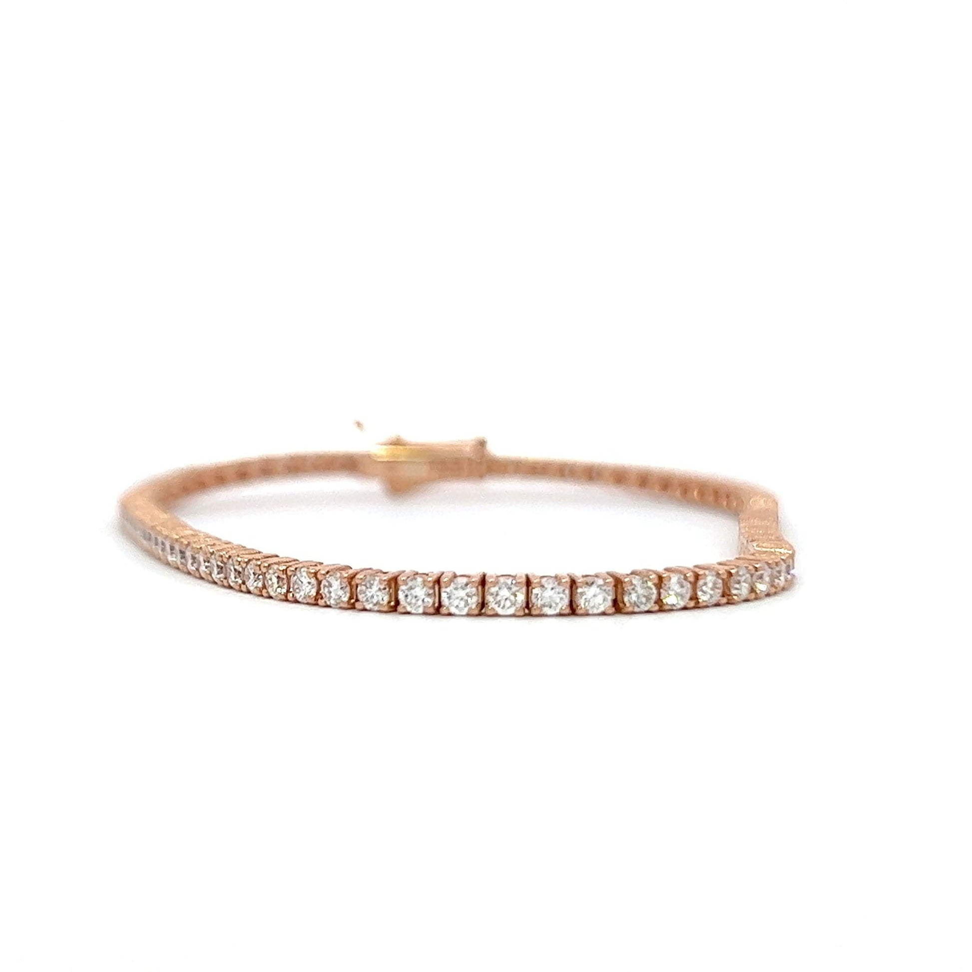 Tennis bracelet rose gold