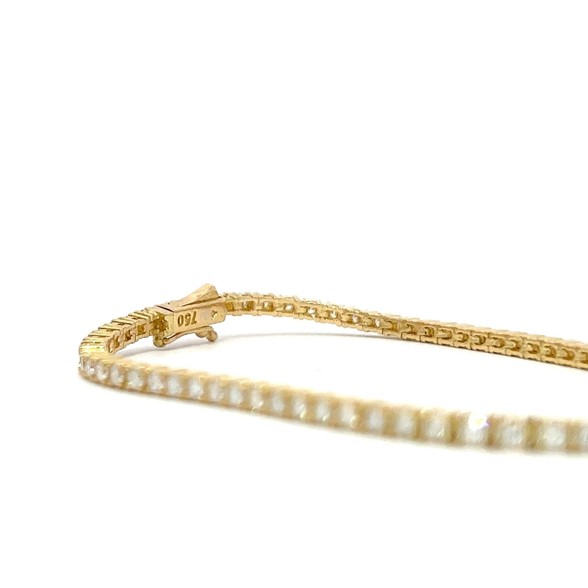 Tennis bracelet Yellow gold 18K