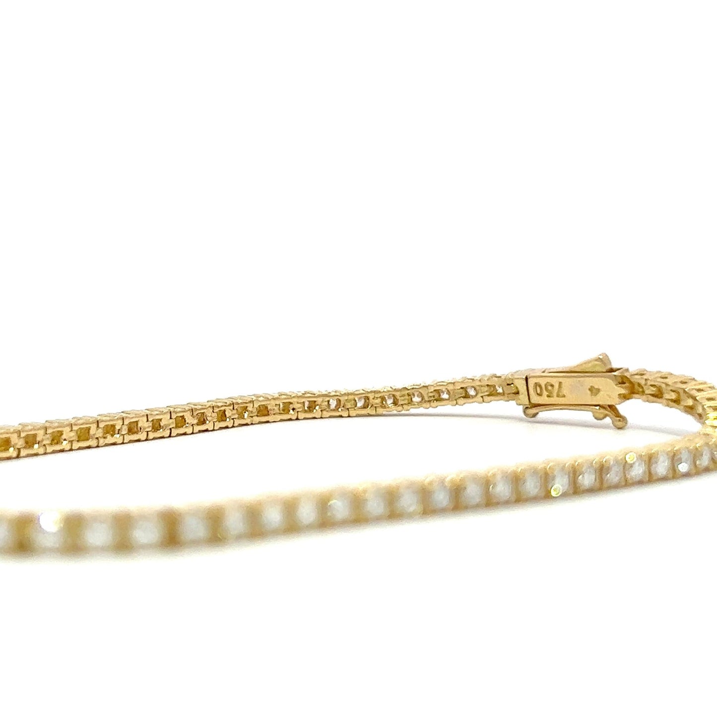 Tennis bracelet Yellow gold 18K