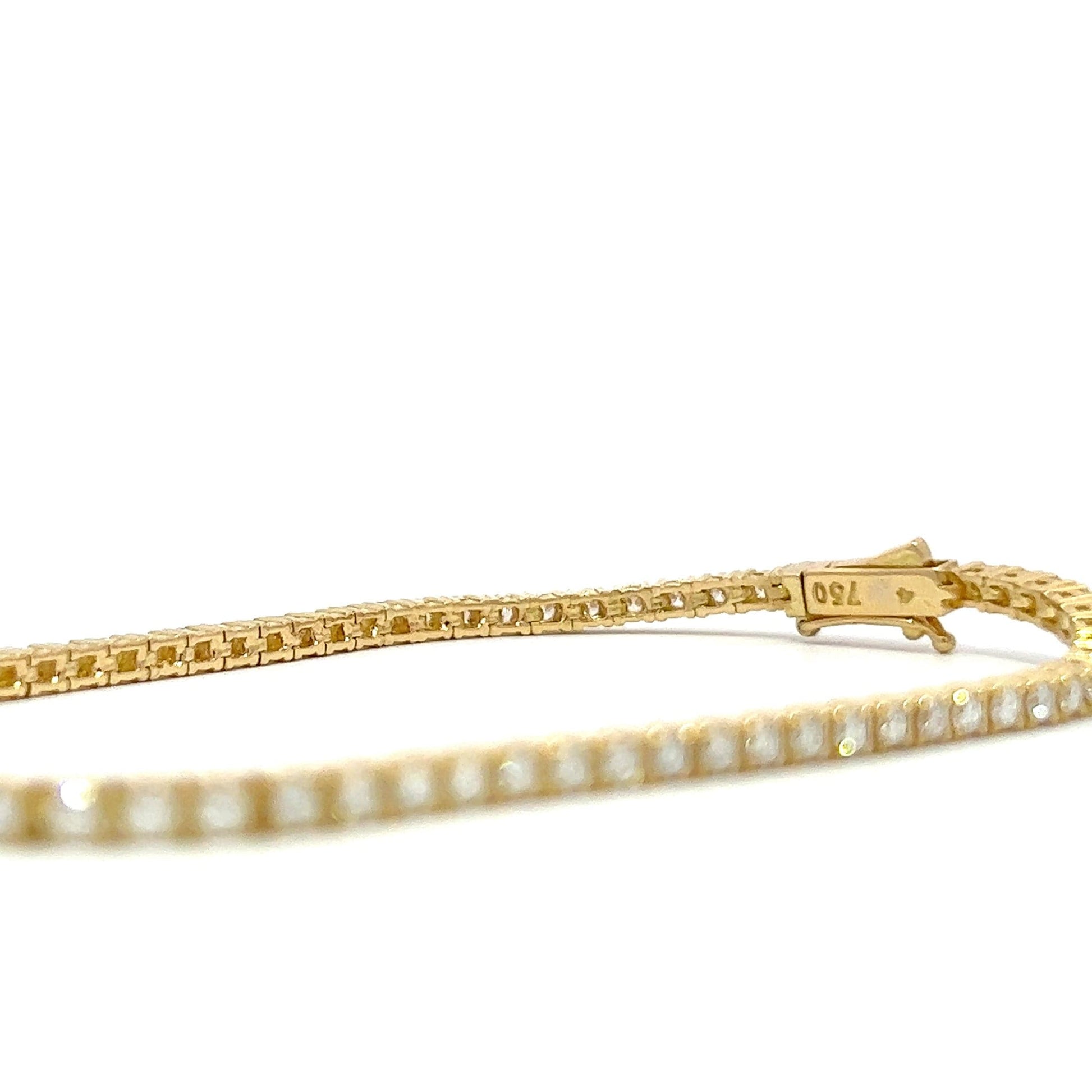 Tennis bracelet Yellow gold 18K