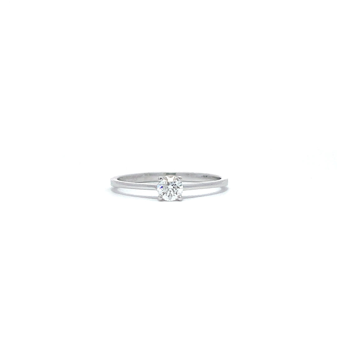 0.22ct Solitaire diamond engagement ring