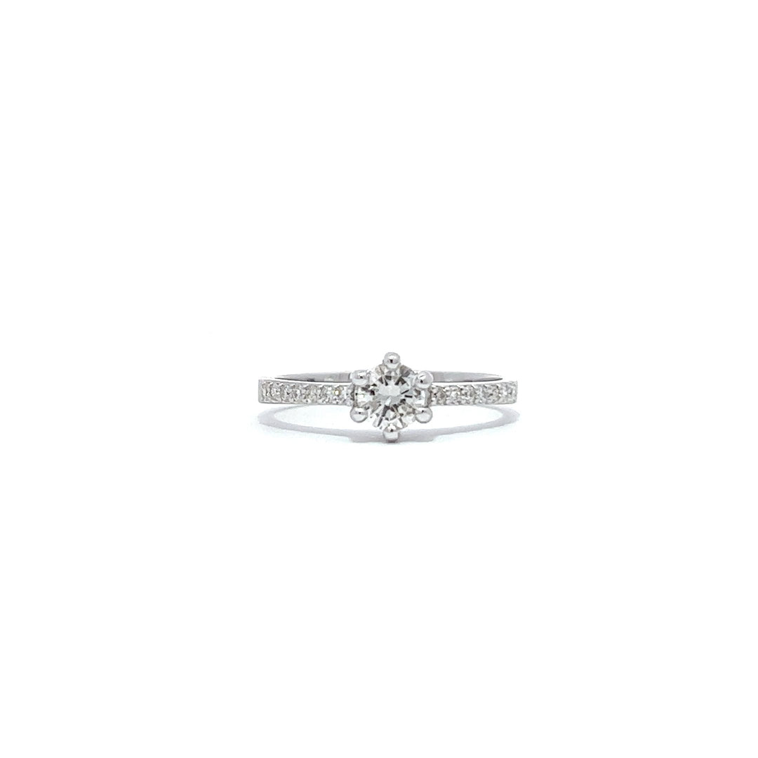 0.32ct diamond engagement ring
