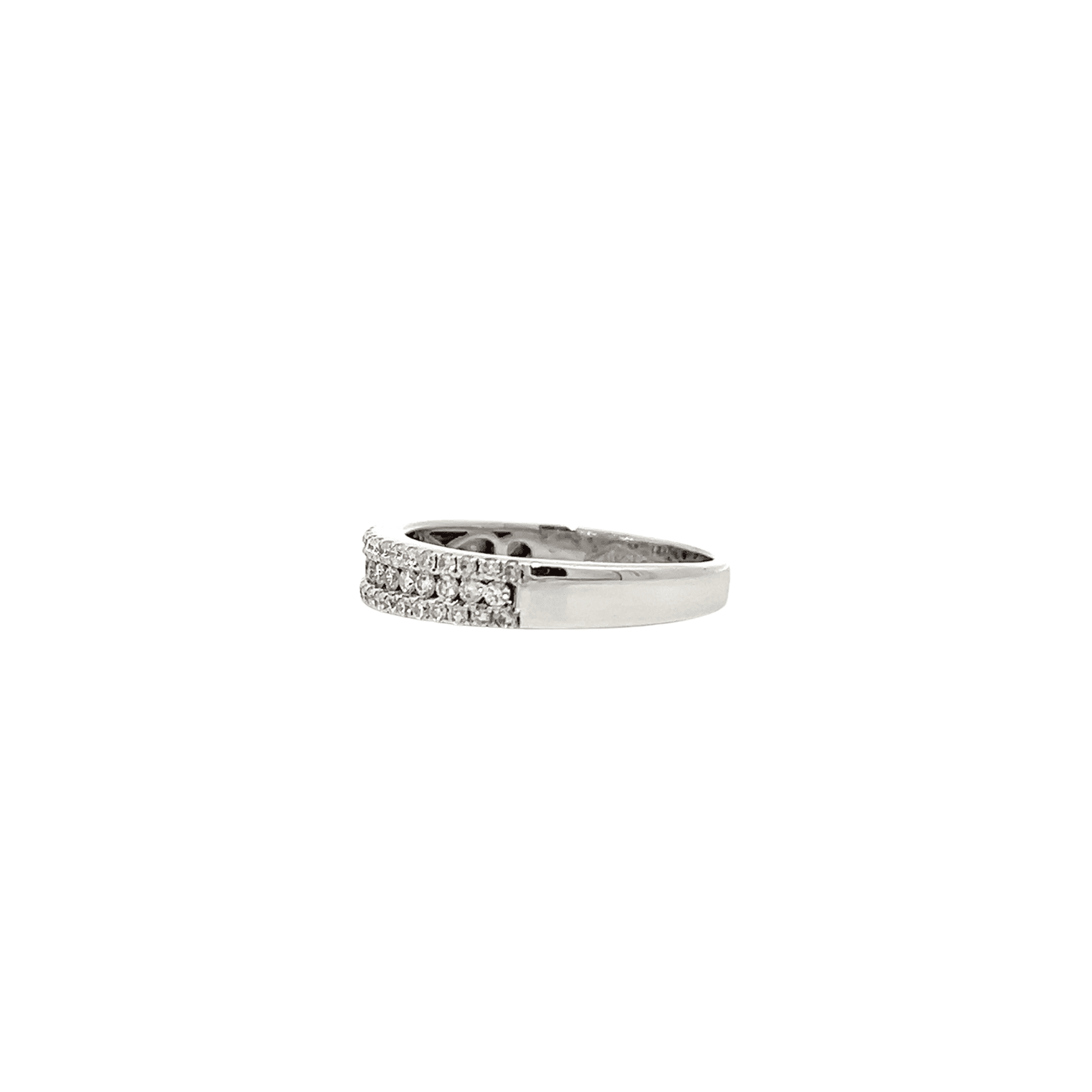 0.63ctw Diamond Eternity Ring White Gold 18K