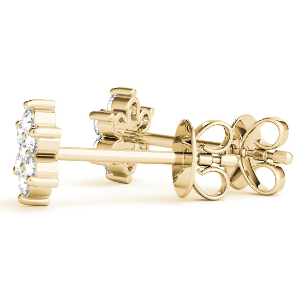 Hortensia Floral Cluster Diamond Studs