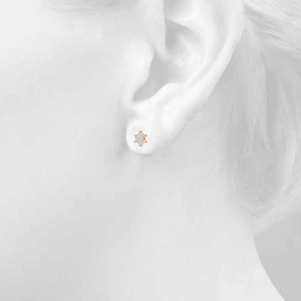 Hortensia Floral Cluster Diamond Studs