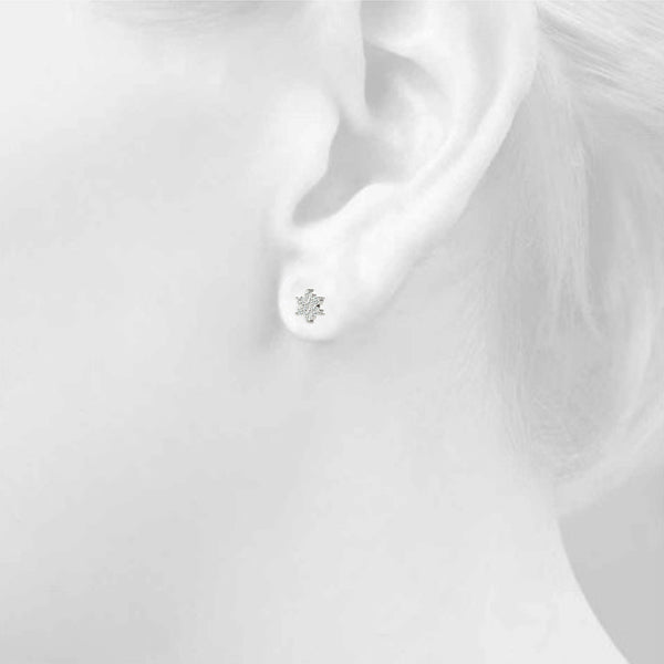 Hortensia Floral Cluster Diamond Studs