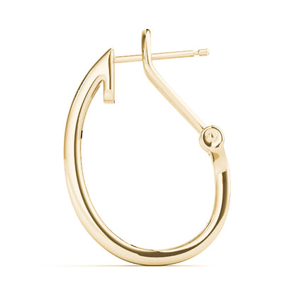 Nadine J-hoop Diamond Earrings