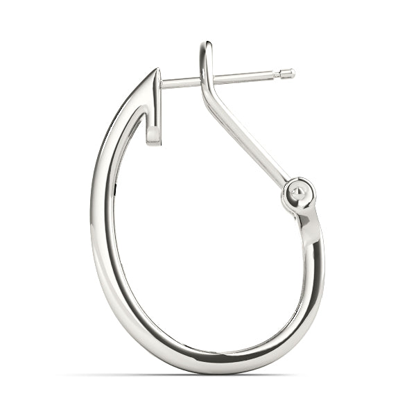 Nadine J-hoop Diamond Earrings