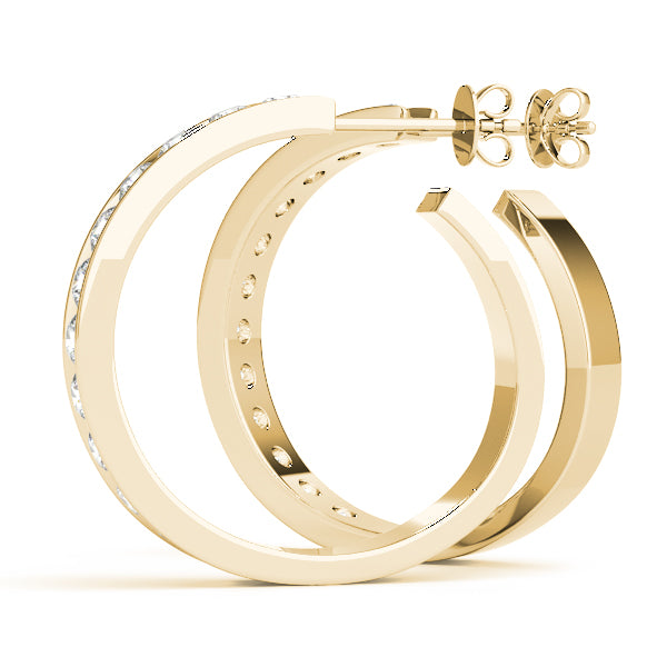 Jacinte Diamond Hoop Earrings
