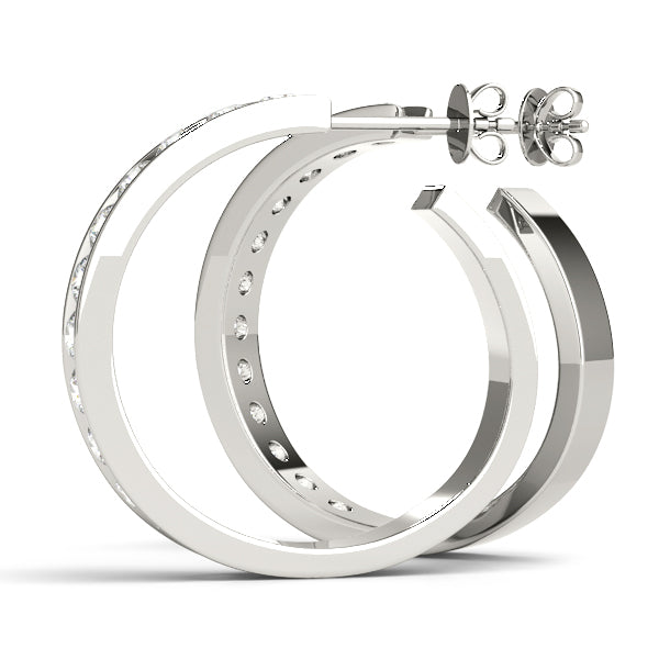 Jacinte Diamond Hoop Earrings