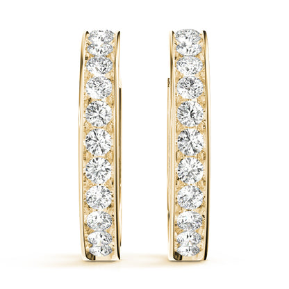 Jacinte Diamond Hoop Earrings