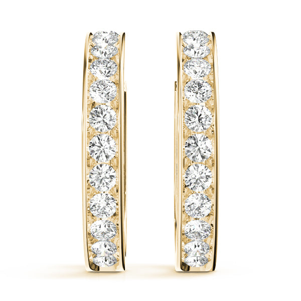 Jacinte Diamond Hoop Earrings
