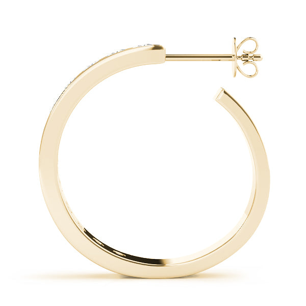 Jacinte Diamond Hoop Earrings