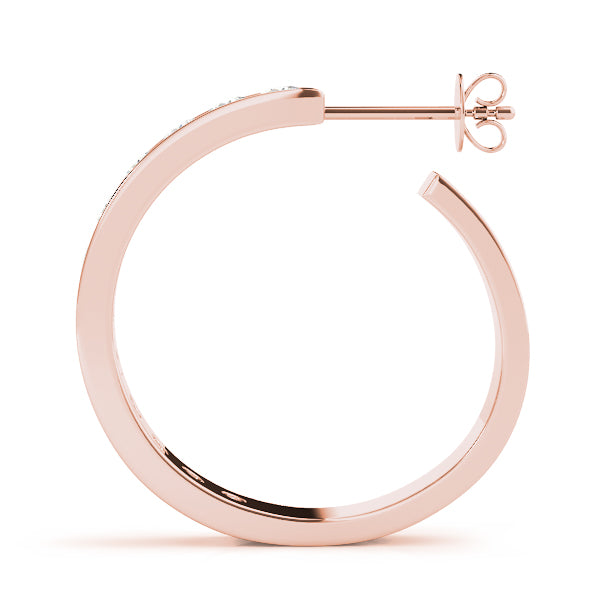 Jacinte Diamond Hoop Earrings