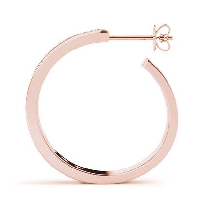 Jacinte Diamond Hoop Earrings