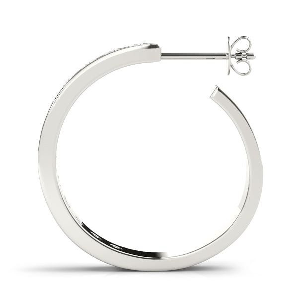 Jacinte Diamond Hoop Earrings