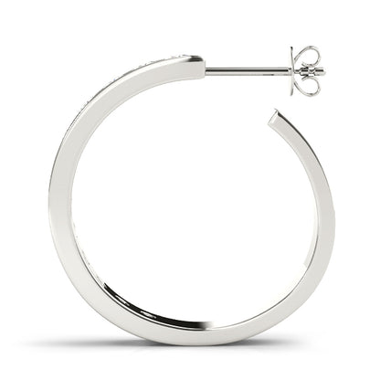 Jacinte Diamond Hoop Earrings