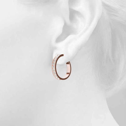 Jacinte Diamond Hoop Earrings