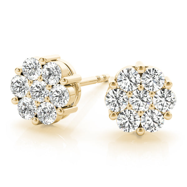 Isadora Classic Cluster Diamond Studs