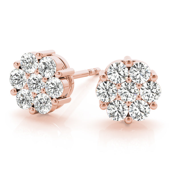 Isadora Classic Cluster Diamond Studs