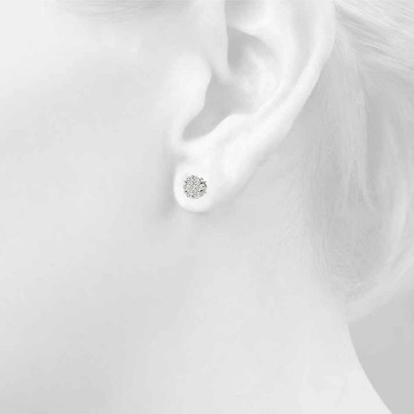 Isadora Classic Cluster Diamond Studs