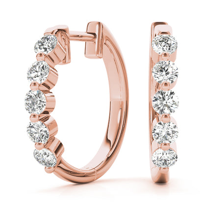 Hermance Diamond Hoop Earrings